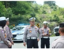Cegah Lakalantas, Dirlantas Polda Aceh Cek Black Spot di Jl. Krueng Raya