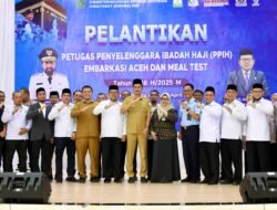 Lantik PPIH Embarkasi Aceh, Plt Sekda: Saudara adalah Pribadi Terpilih
