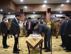 Lantik Pejabat Eselon II, III, dan IV, Ini Pesan Gubernur Aceh