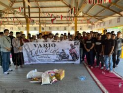 Komunitas Honda Banda Aceh Lakukan Gerakan Bikers Mengajar dan Touring Edukatif Dalam Event Vario Edu Ride