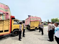 Ditlantas Polda Aceh Gelar Sosialisasi Zero Over Dimension dan Over Loading kepada Supir Angkutan