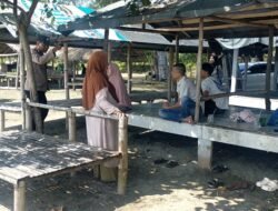 Polsek Kembang Tanjung Amankan Pantai Ie Leubeu Selama Libur Idul Adha