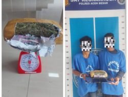 Sat Resnarkoba Polres Aceh Besar Ungkap Kasus Tindak Pidana Narkotika, Dua Orang Ditangkap