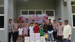 Kepedulian Polri Di Hari Bhayangkara Ke-79 , Polres Aceh Besar Salurkan Bantuan Sosial di Panti Asuhan KinderHut