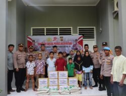 Kepedulian Polri Di Hari Bhayangkara Ke-79 , Polres Aceh Besar Salurkan Bantuan Sosial di Panti Asuhan KinderHut