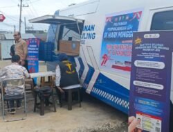 Polres Pidie Gelar Pelayanan Publik di Car Free Day dalam Rangka HUT Bhayangkara ke-79