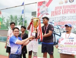 Kapolres Pidie Tutup Turnamen Tenis Lapangan dalam Rangka HUT Bhayangkara ke-79