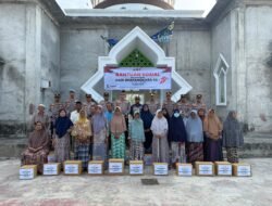 Bakti Sosial , Kapolres Pidie Salurkan Bantuan Sembako kepada Warga Kurang Mampu
