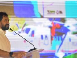 Mualem Resmikan Pengoperasian Pesawat dan Bandara PT PGE di Aceh Utara