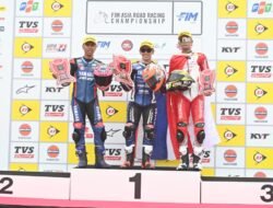 Pebalap AHM Raih Podium Race Pertama ARRC Jepang