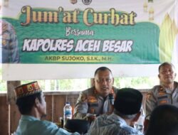 Pererat Sinergi dengan Warga, Kapolres Aceh Besar Gelar Jumat Curhat Dengarkan Aspirasi Warga