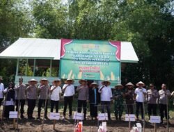 Mendukung Ketahanan Pangan Nasional Polres Pidie Tanam Jagung Serentak Di Pesantren Dayah Bustanul Muta’allimin