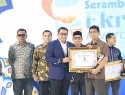 Kapolda Aceh Terima Penghargaan pada Malam Penganugerahan Serambi Ekraf 2025