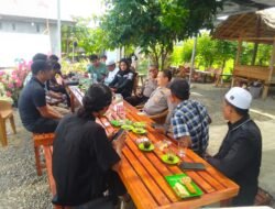 Jalin Komunikasi Positif ,Kapolres Pidie Jaya, AKBP Ahmad Faisal Ngopi Santai Dengan insan Pers