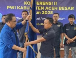 Jufrizal Coy Kembali Pimpin PWI Aceh Besar Periode 2025–2028 , Dipilih Secara Aklamasi