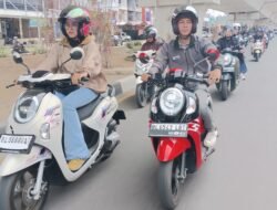 Kegiatan Scoopy Velocreativity Ajak Komunitas Scoopy Lakukan Aksi Sosial