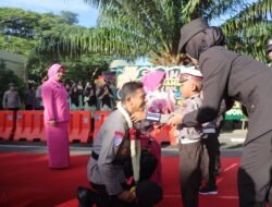 Tiba di Polda Aceh, Brigjen Marzuki Ali Basyah Disambut Tarian Ranup Lampuan