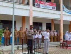 Dalam Rangka Membentuk Karakter Pelajar yang Disiplin,Polres Pidie Jaya Jadi Pembina Upacara di Sekolah
