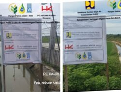 Ini Bantahan ,PPK Irigasi BWS Sumatra l Terkait Irigasi Di Desa Seunebok Punti  Tampa Plang Papan Proyek