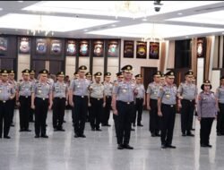 27 Pati Polri Naik Pangkat, Upacara Dipimpin di Rupattama Mabes Polri