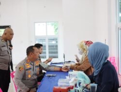 Polres Aceh Besar Gelar Donor Darah, Sambut Hut Humas Polri Ke 74