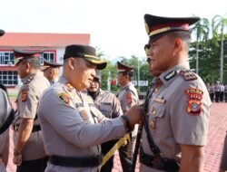 Polres Aceh Besar Gelar Sertijab 3 Kabag, 1 Kasat dan 2 Kapolsek