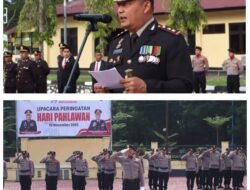 Polres Aceh Besar  Peringati Hari Pahlawan Tahun 2025, “Pahlawanku Teladanku, Terus Bergerak Melanjutkan Perjuangan”