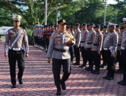 Polres Aceh Besar Laksanakan Apel Gelar Pasukan Operasi Zebra Seulawah 2025