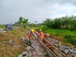 Bersinergi Dengan BWS Sumatera l Kodam IM Bangun Irigasi di Pante Bidari Aceh Timur