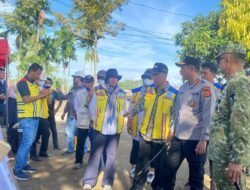 Kapolda Aceh Dampingi Wapres Gibran Tinjau Lokasi Banjir Bandang di Pidie Jaya