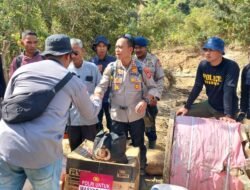 Polres Aceh Tengah Salurkan Bantuan Logistik ke Desa Terisolir di Kecamatan Linge