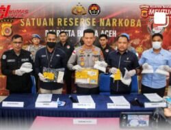 Kapolresta Banda Aceh Kombes Pol Andi Kirana Pimpin Pemusnahan Sabu Seberat 1.9 Kilogram
