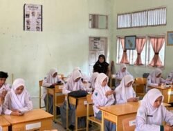 Ratusan Siswa SMAN 1 Teunom Iikuti Try Out UTBK yang Dilaksanakan oleh Disdik Aceh