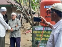 Komunitas Sahabat Peduli Aceh Resmikan Sumur Bor di Pidie Jaya