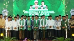 PBNU Lantik Pengurus PWNU Aceh, Rektor UIN Ar-Raniry Jadi Katib Syuriyah