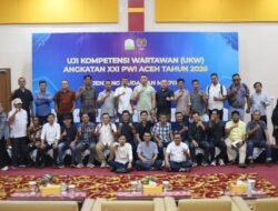 Peserta UKW PWI Aceh Angkatan XXI Dinyatakan Kompeten 100 Persen