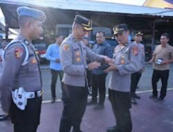 Polres Pidie Mengecek Senjata Dinas, Membangun Institusi Polri yang profesional