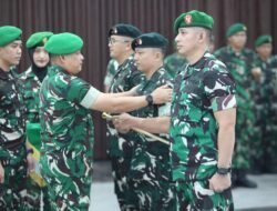 Kasdam IM Pimpin Sertijab Pejabat Kodam Iskandar Muda serta beri Penghargaan untuk Dua Prajurit Berprestasi 