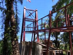 TNI bangun Jembatan Gantung Desa Serasah Aceh Singkil, Progres Capai 41,15 Persen.