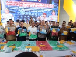 Polda Aceh Musnahkan 2.538 Pcs Cartridge Vape Mengandung Etomidate