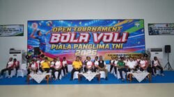 Pangdam IM Buka Open Tournament Bola Voli dalam Rangka HUT Ke-81 TNI Tahun 2026.
